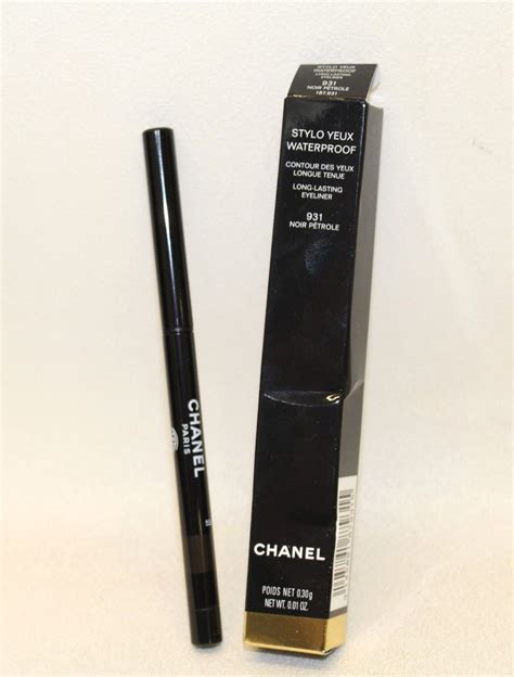 chanel stylo waterproof noir petrole 931|chanel stylo yeux waterproof.